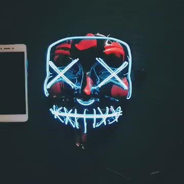 LED Neon Halloween Mask - Multi-styles