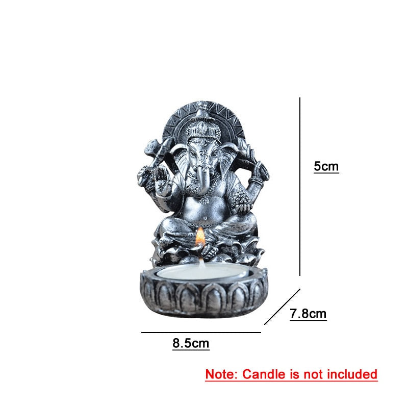 Ganesha Statue Candle Holder Ornament