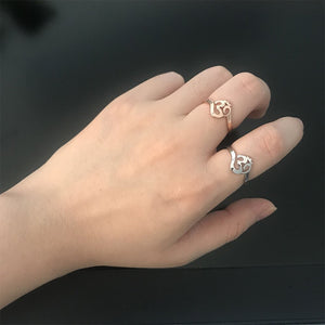 Women's Aum Rings Stainless Steel Jewellery Gift