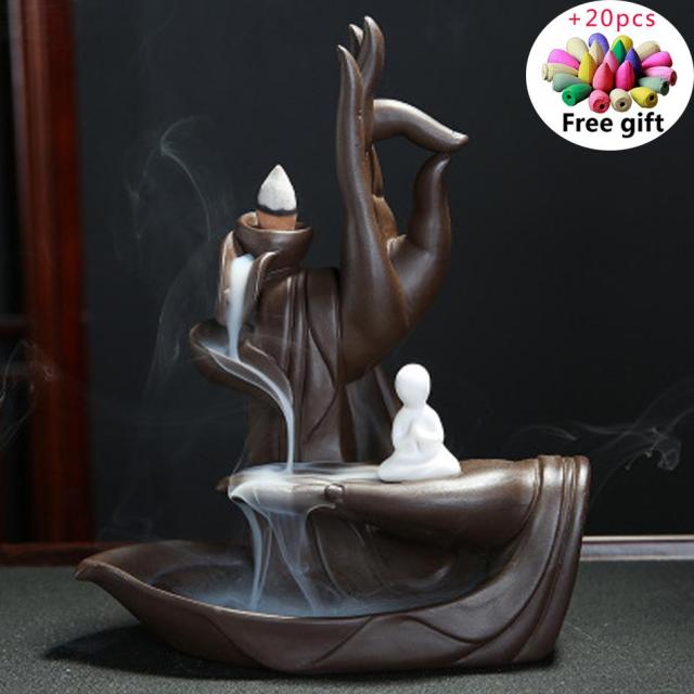 Hand Waterfall Backflow Incense Burners