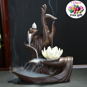 Hand Waterfall Backflow Incense Burners