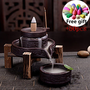 Hand Waterfall Backflow Incense Burners