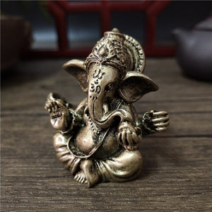 Bronze Lord Ganesha Statue Ornament