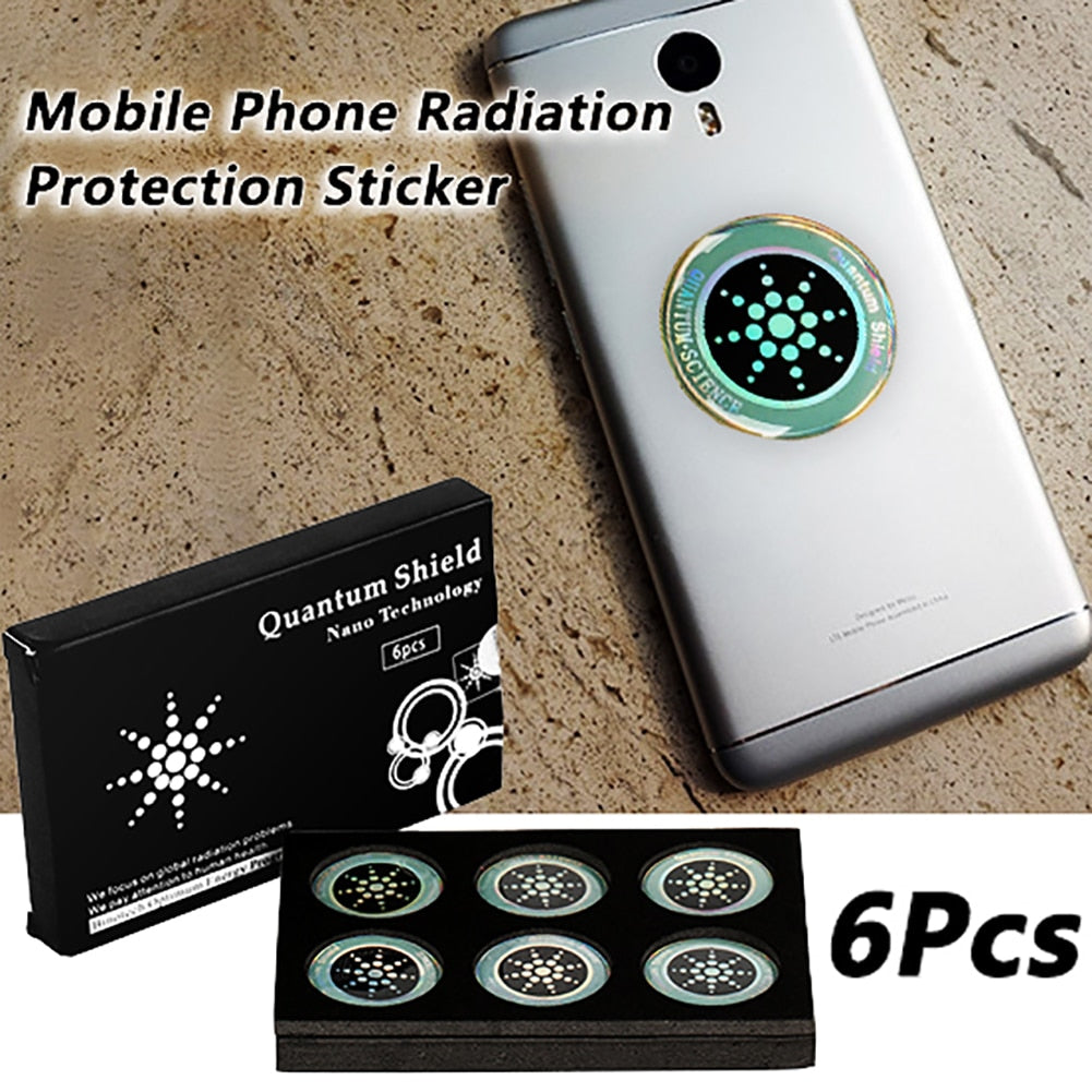 6pcs Quantum, Anti Radiation Protection Shields - Mobile stickers