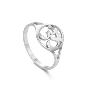 Women's Aum Rings Stainless Steel Jewellery Gift