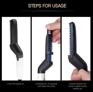 Men's Multifunctional Hair/Beard Straightener