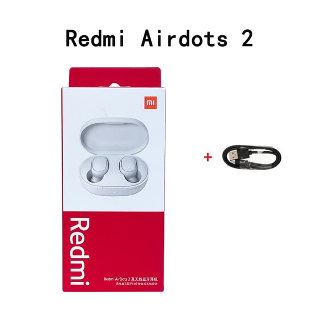 2021 New Xiaomi Redmi AirDots 2 White/Black Earbuds Bluetooth