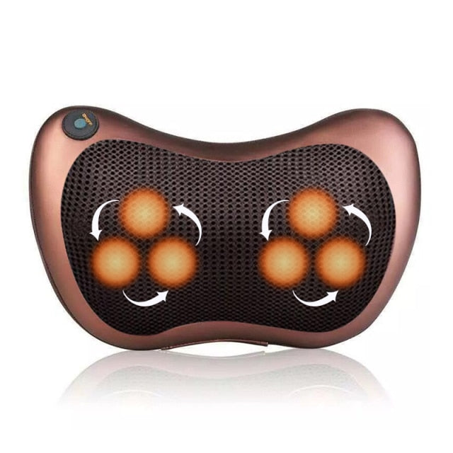 Neck, Shoulder & Body Deep Kneading Heat Massage Pillow