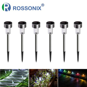 6 Pieces LED Solar Garden Outdoor Lights