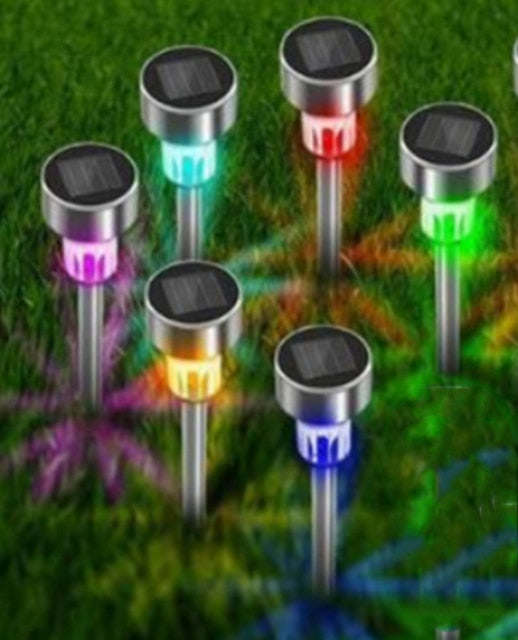 6 Pieces LED Solar Garden Outdoor Lights