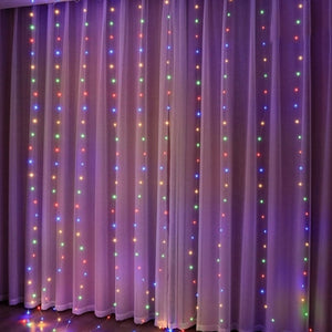 USB Festoon String Curtain Fairy Lights