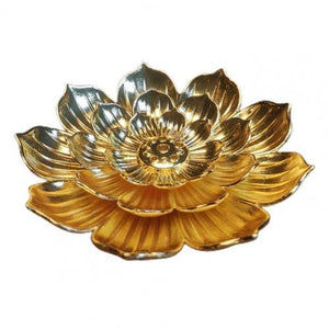 Delicate Alloy Lotus Incense Backflow Burner/Stick Holder