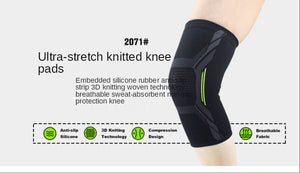 Unisex Use Super Thin, Four-Sided, Elastic Knitted Nylon Sports Kneecap