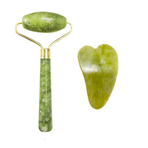 Natural Gua sha Jade Roller Massager For Face, Body, Skin Care