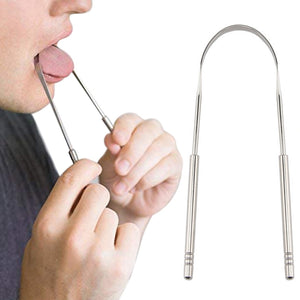 1PC Stainless Steel Tongue Scraper Oral Care