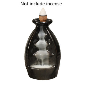 Waterfall Ceramic Backflow Smoke Incense Burner Ornament