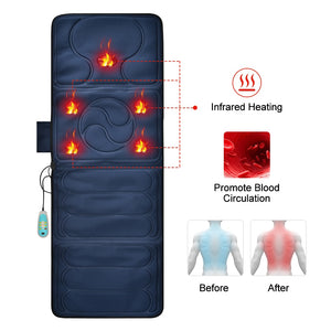 Electric Heating Back Massager - Cushion Seat Pad