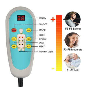 Electric Heating Back Massager - Cushion Seat Pad