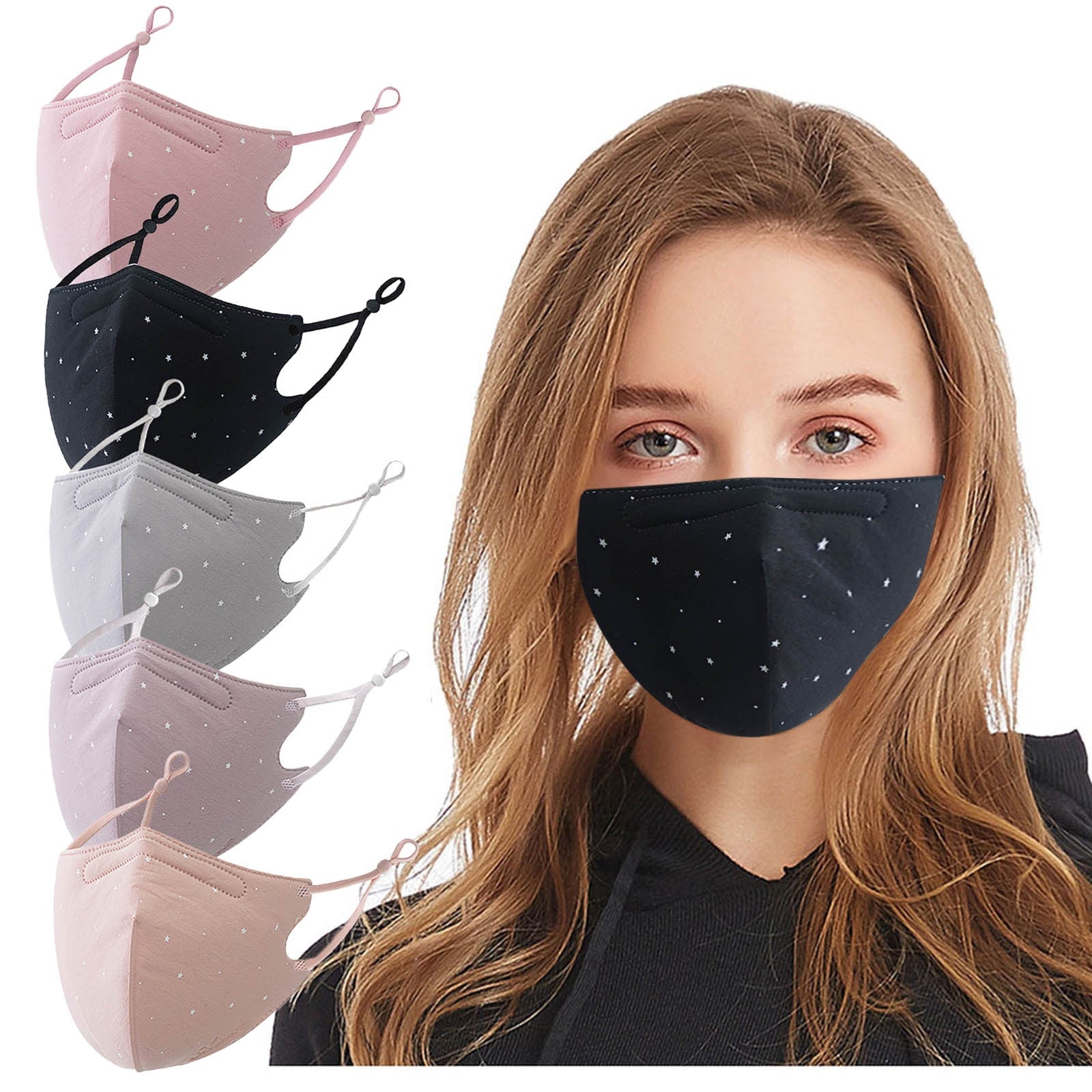 Adult Unisex Adjustable Face Protection Mask