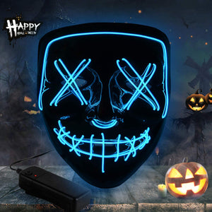 LED Neon Halloween Mask - Multi-styles