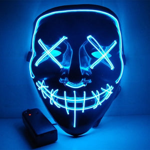 LED Neon Halloween Mask - Multi-styles