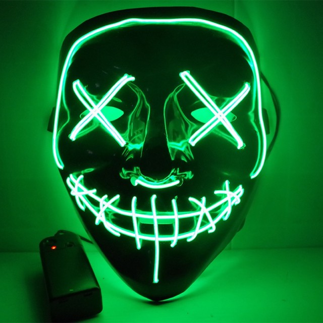 LED Neon Halloween Mask - Multi-styles