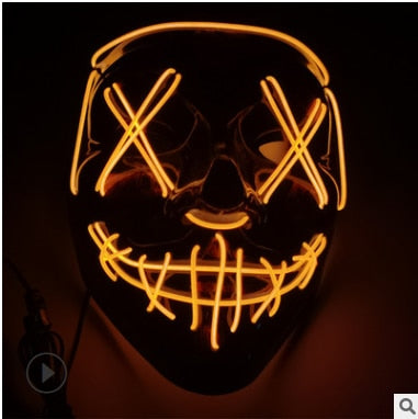 LED Neon Halloween Mask - Multi-styles