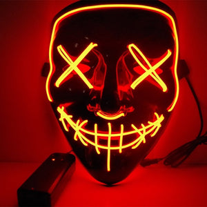 LED Neon Halloween Mask - Multi-styles