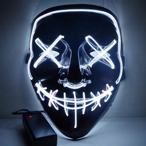 LED Neon Halloween Mask - Multi-styles