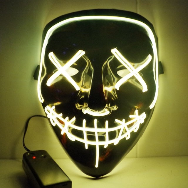 LED Neon Halloween Mask - Multi-styles