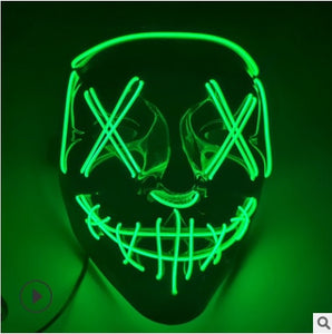 LED Neon Halloween Mask - Multi-styles