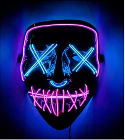 LED Neon Halloween Mask - Multi-styles