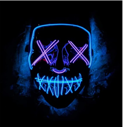 LED Neon Halloween Mask - Multi-styles